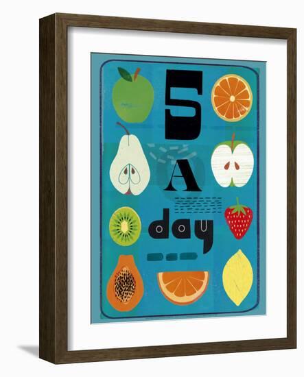 Five a Day-Jessie Ford-Framed Art Print