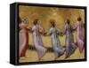Five Angels Dancing Before the Sun. Ca. 1436-null-Framed Stretched Canvas