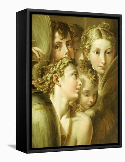 Five Angels-Parmigianino-Framed Stretched Canvas