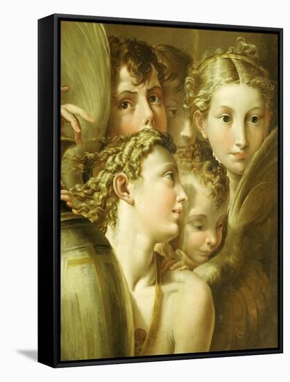 Five Angels-Parmigianino-Framed Stretched Canvas