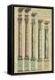 Five Architectural Orders, 1550-null-Framed Stretched Canvas