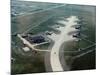 Five B-52 Bombers and Two KC-135 Tanker Planes, Airfield of Minot AFB-null-Mounted Photographic Print