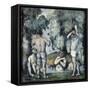 Five Bathers, C1875-1877-Paul Cézanne-Framed Stretched Canvas