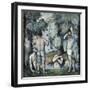 Five Bathers, C1875-1877-Paul Cézanne-Framed Giclee Print