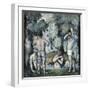 Five Bathers, C1875-1877-Paul Cézanne-Framed Giclee Print