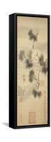 Five Bats Amidst a Pine Branch, 1844-null-Framed Stretched Canvas