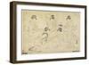 Five Beauties, 1787-1796-Chobunsai Eishi-Framed Giclee Print