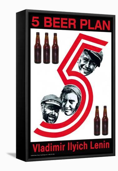 Five Beer Plan-null-Framed Stretched Canvas