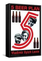 Five Beer Plan-null-Framed Stretched Canvas