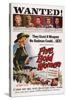 Five Bold Women-null-Stretched Canvas