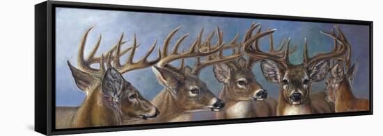 Five Bucks-Carolyn Mock-Framed Stretched Canvas