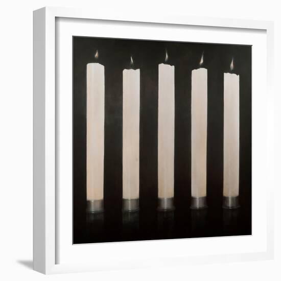 Five Candles, Sri Lanka, 2012-Lincoln Seligman-Framed Giclee Print