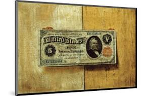 Five Dollar Bill-Victor Dubreuil-Mounted Premium Giclee Print
