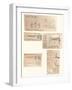 Five drawings illustrating the theory of painting, c1472-c1519 (1883)-Leonardo Da Vinci-Framed Giclee Print