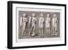 Five Effiigies of Knights from Temple Church, London, 1786-James Basire I-Framed Giclee Print