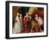 Five Eldest Children of Charles I, 1637-Sir Anthony Van Dyck-Framed Giclee Print