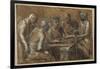 Five Figures in an Interior-Giacomo Cavedone-Framed Giclee Print