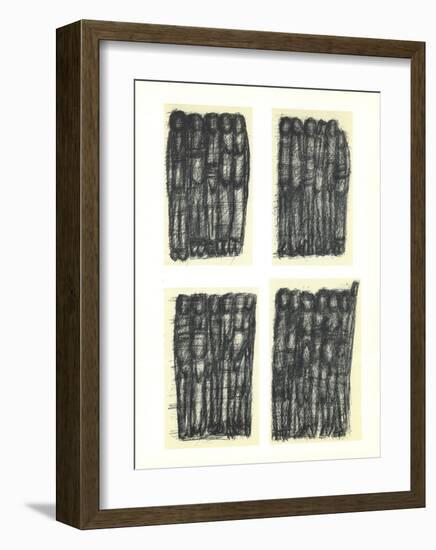 Five Figures Square-Rodolphe Raoul Ubac-Framed Premium Edition