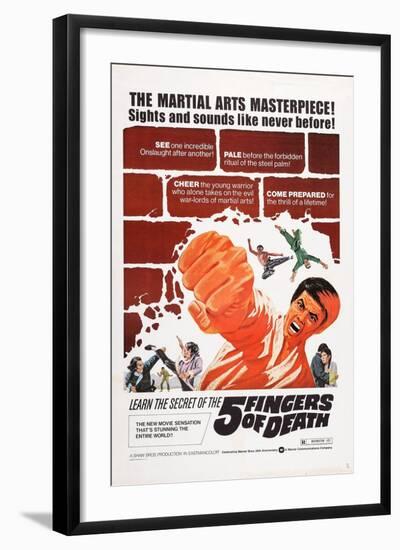 Five Fingers of Death-null-Framed Art Print