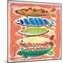 Five Fish-Jenny Westenhofer-Mounted Art Print