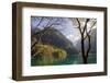 Five Flower Lake, Jiuzhaigou (Nine Village Valley), UNESCO World Heritage Site, Sichuan province, C-Michael Snell-Framed Photographic Print