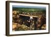 Five German Soldiers Living in a Dugout, Western Front, 1915-null-Framed Giclee Print