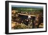 Five German Soldiers Living in a Dugout, Western Front, 1915-null-Framed Giclee Print