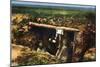 Five German Soldiers Living in a Dugout, Western Front, 1915-null-Mounted Giclee Print