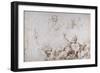 Five Groups of Figures for a Last Supper (Christ Announcing His Betrayal) C.1601-04-Peter Paul Rubens-Framed Giclee Print