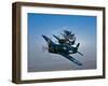 Five Grumman F8F Bearcats in Formation-Stocktrek Images-Framed Photographic Print
