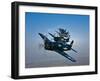 Five Grumman F8F Bearcats in Formation-Stocktrek Images-Framed Photographic Print