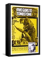 Five Guns to Tombstone, James L. Brown (Kneeling), 1960-null-Framed Stretched Canvas