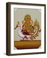 Five Headed Brahma on a Goose, India-null-Framed Giclee Print