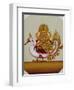 Five Headed Brahma on a Goose, India-null-Framed Premium Giclee Print