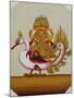 Five Headed Brahma on a Goose, India-null-Mounted Giclee Print