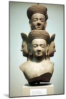 Five-Headed Bust of Shiva, Mid 10th Century-null-Mounted Photographic Print