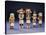 Five Hopi Cottonwood Kachina Dolls-null-Stretched Canvas