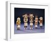 Five Hopi Cottonwood Kachina Dolls-null-Framed Giclee Print