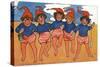 Five Jolly Sailor Boys are We-Hilda Dix Sandford-Stretched Canvas