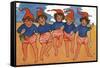 Five Jolly Sailor Boys are We-Hilda Dix Sandford-Framed Stretched Canvas