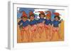 Five Jolly Sailor Boys are We-Hilda Dix Sandford-Framed Art Print