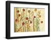 Five Little Birds Playing Amongst the Poppies-Jennifer Lommers-Framed Giclee Print