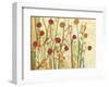 Five Little Birds Playing Amongst the Poppies-Jennifer Lommers-Framed Giclee Print