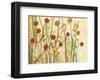 Five Little Birds Playing Amongst the Poppies-Jennifer Lommers-Framed Art Print