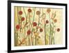 Five Little Birds Playing Amongst the Poppies-Jennifer Lommers-Framed Art Print