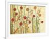 Five Little Birds Playing Amongst the Poppies-Jennifer Lommers-Framed Art Print