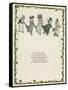 Five Little Girls Dancing-Kate Greenaway-Framed Stretched Canvas