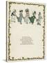 Five Little Girls Dancing-Kate Greenaway-Stretched Canvas