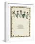 Five Little Girls Dancing-Kate Greenaway-Framed Art Print