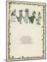 Five Little Girls Dancing-Kate Greenaway-Mounted Art Print